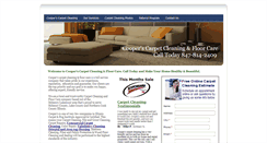 Desktop Screenshot of cooperscarpetcleaning.com